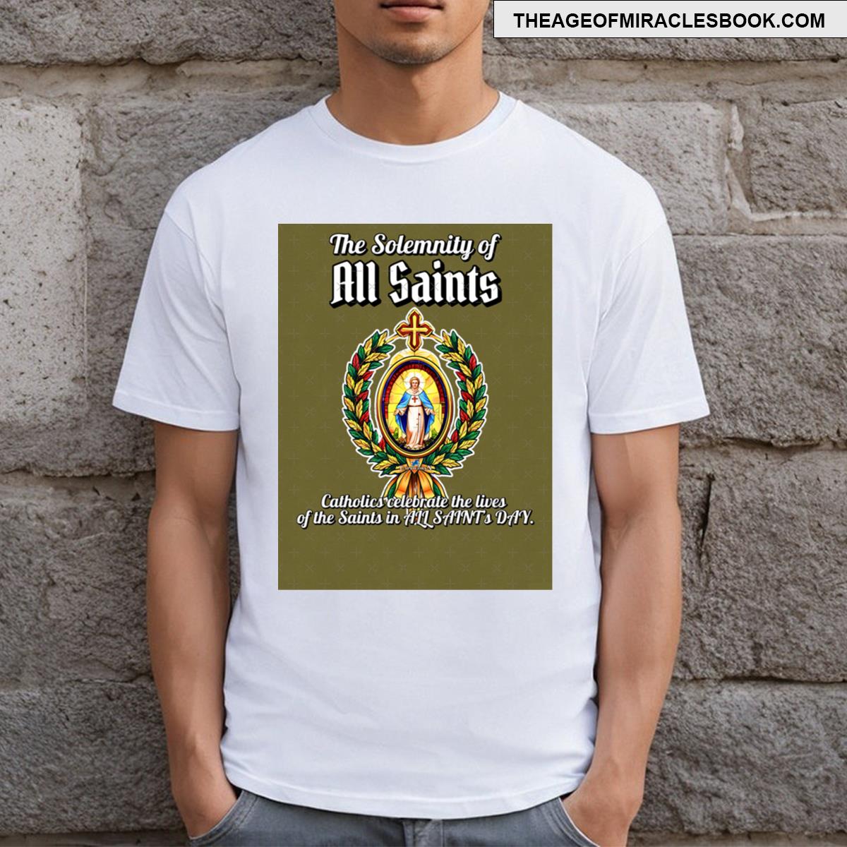 Catholic All Saints Day Tri Blend T-shirt
