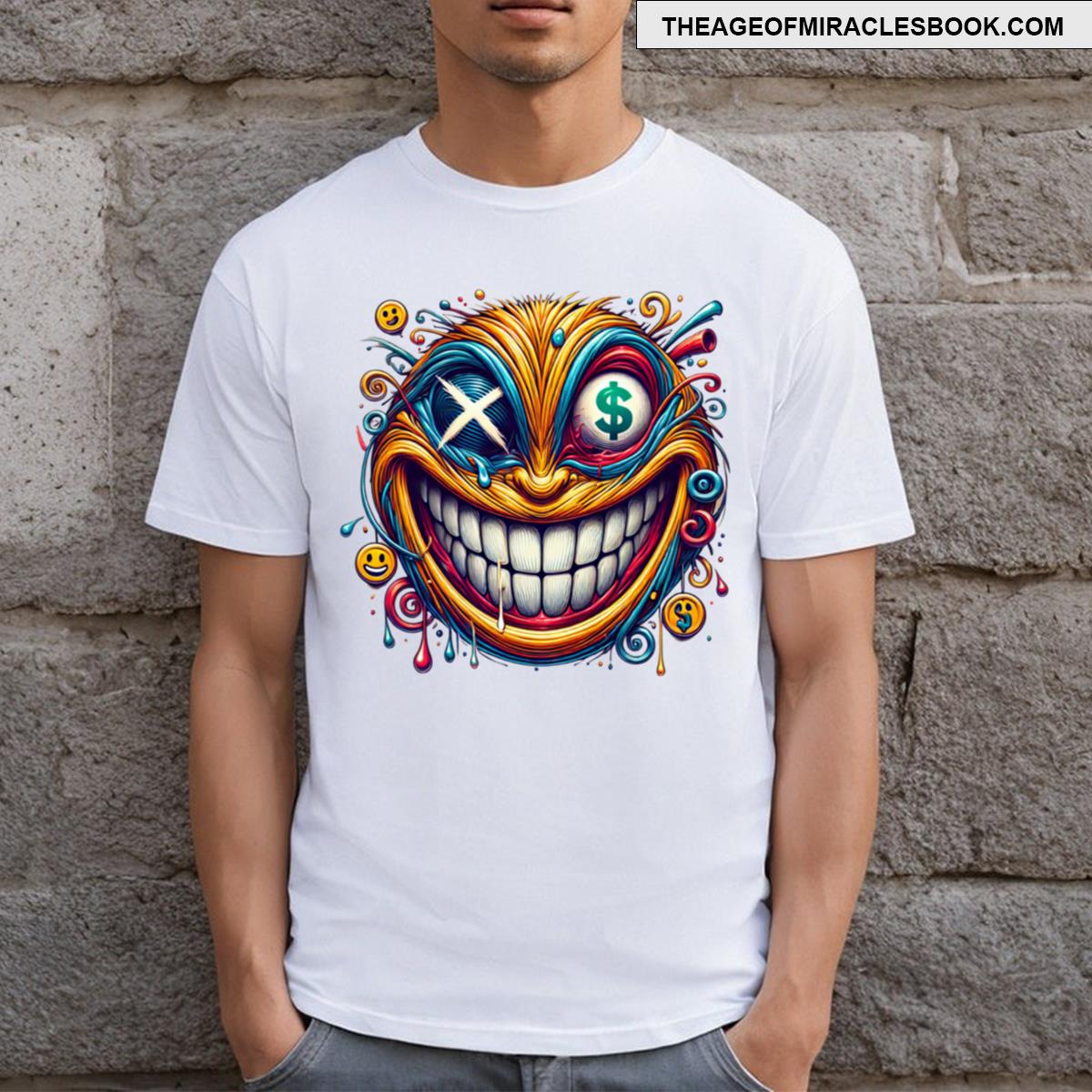 Chaotic Smiley T-shirt