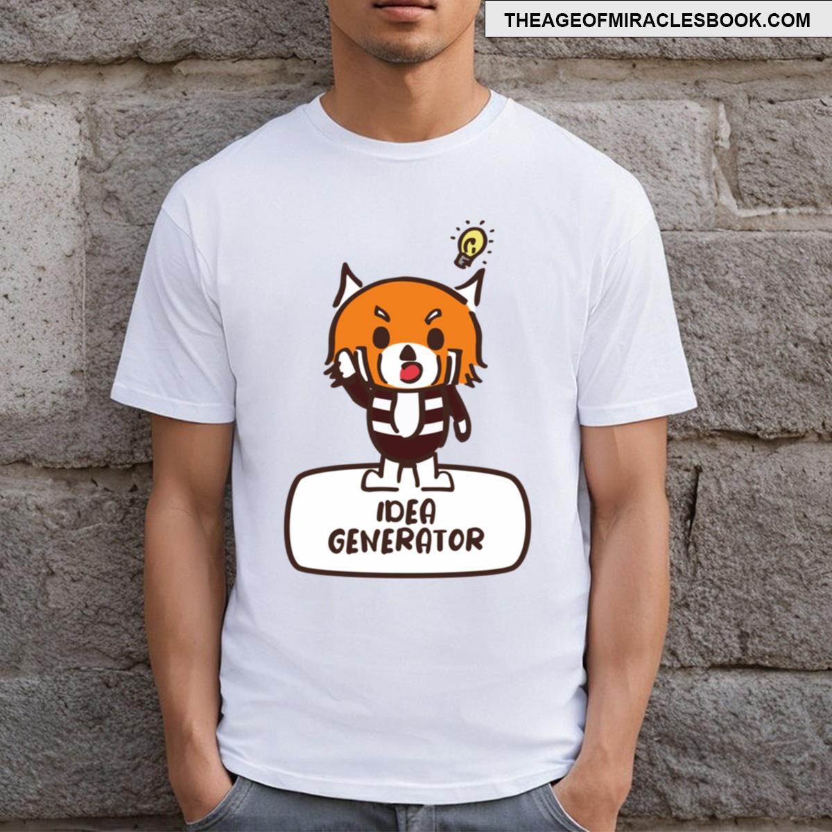 Creative Idea Generator Red Panda Sticker T-shirt