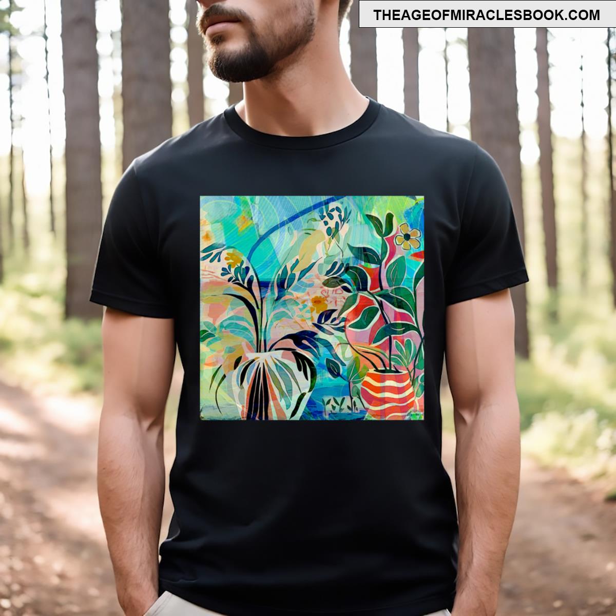Flower Abstract Patterns T-shirt