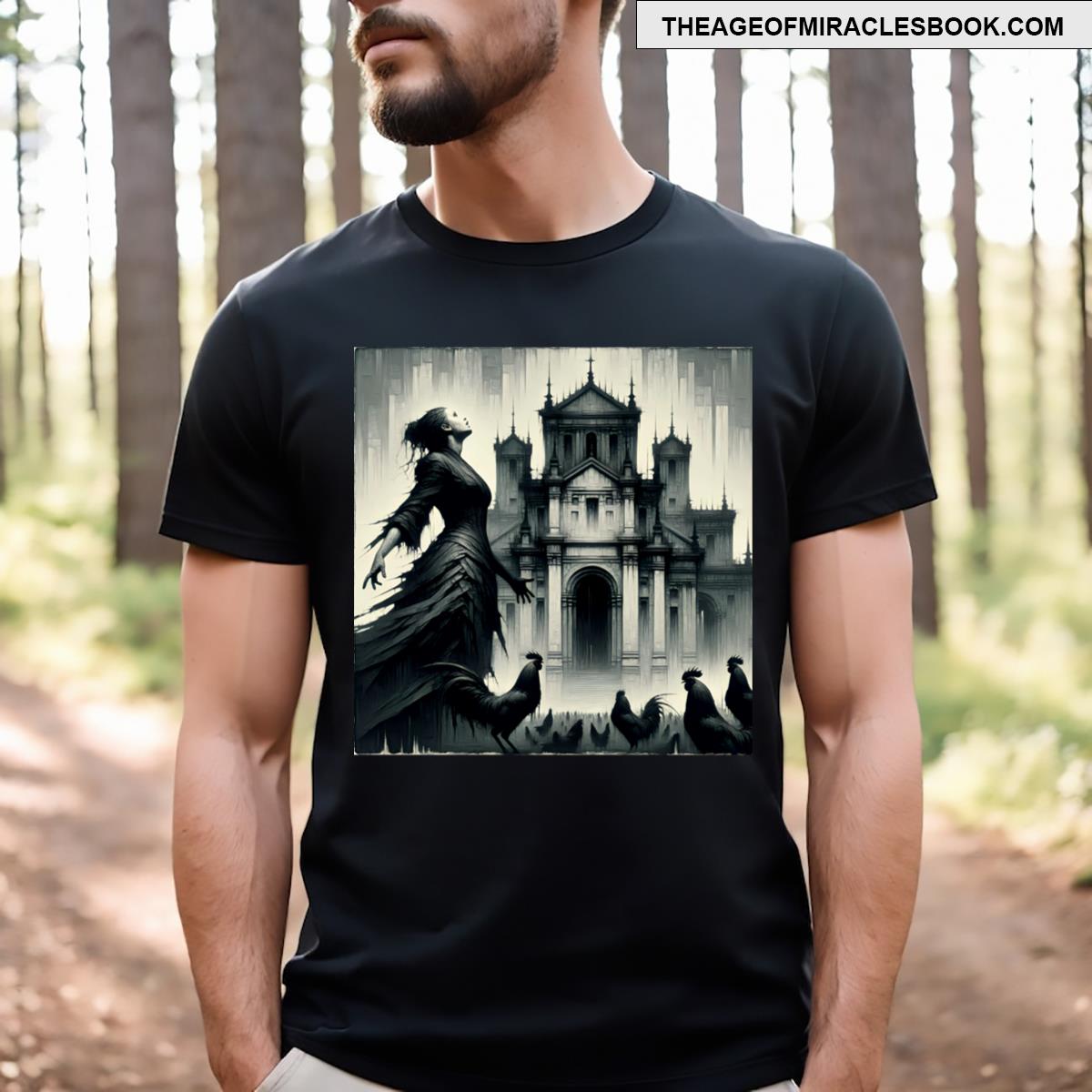 Gothic Elegance Unveiled T-shirt