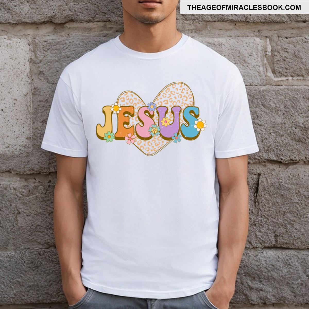 Jesus Retro Style T-shirt