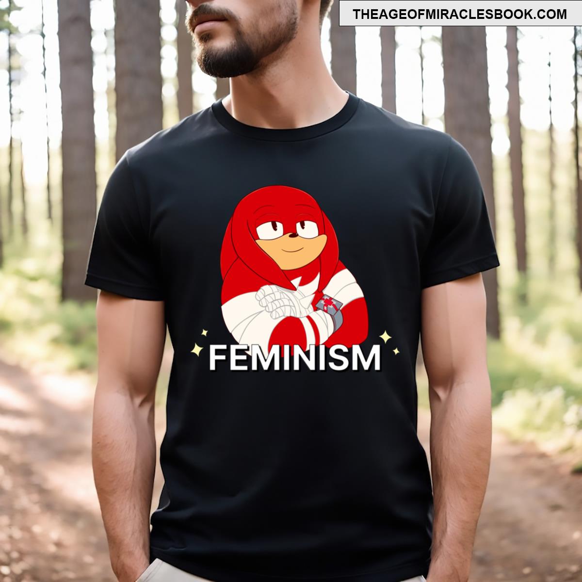 Knuckles Feminism T-shirt