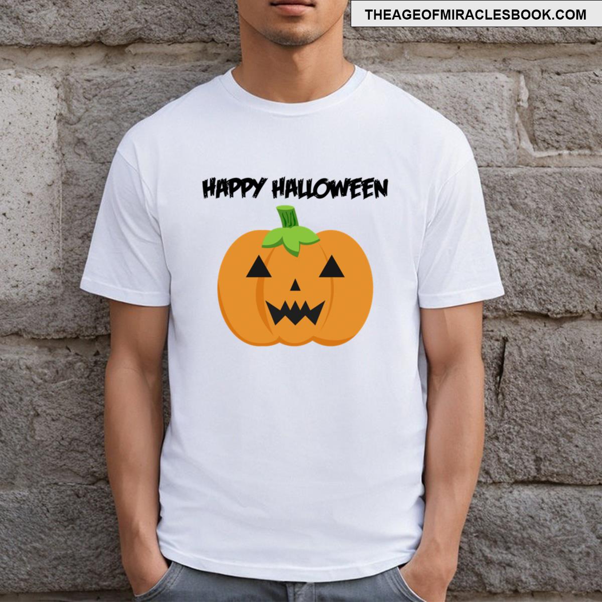 Happy Halloween Evil Pumpkin T-shirt