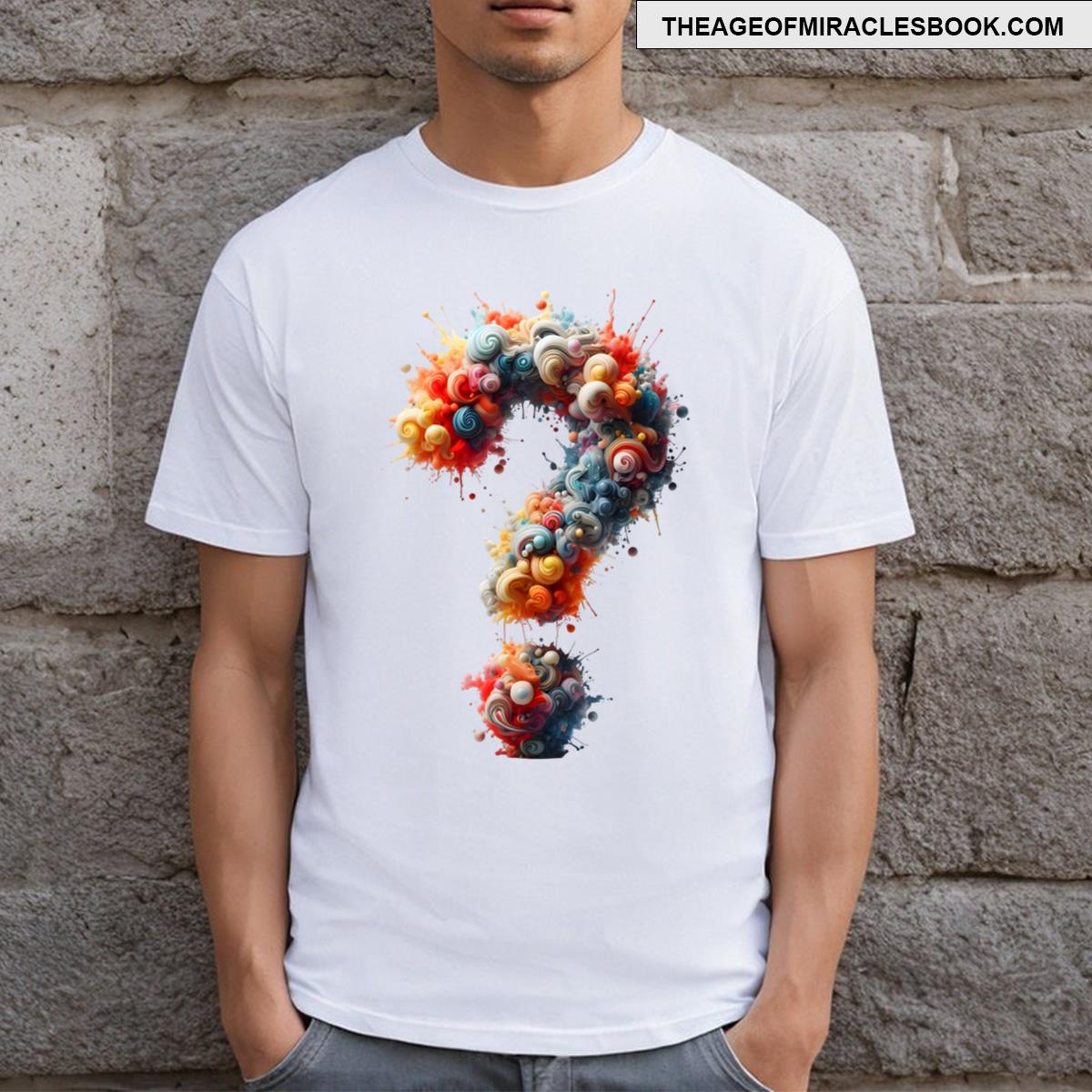 Question Mark Question Quote Cartoon T-shirt