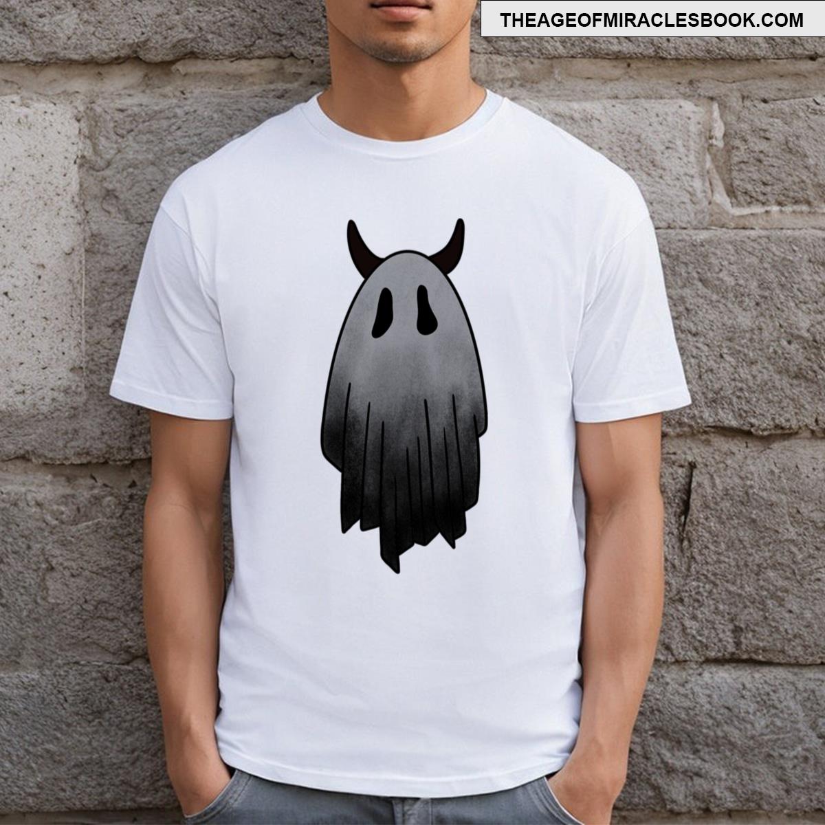 Spooky Horned Ghost T-shirt