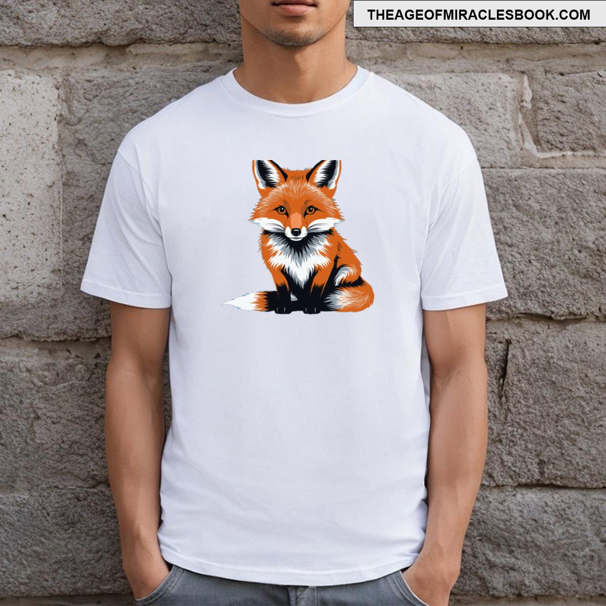 A Fox Stencil T-shirt