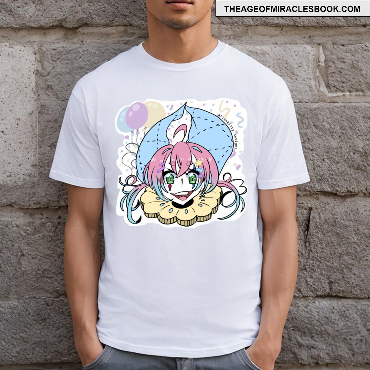 Clown Prompt Cute Jester T-shirt