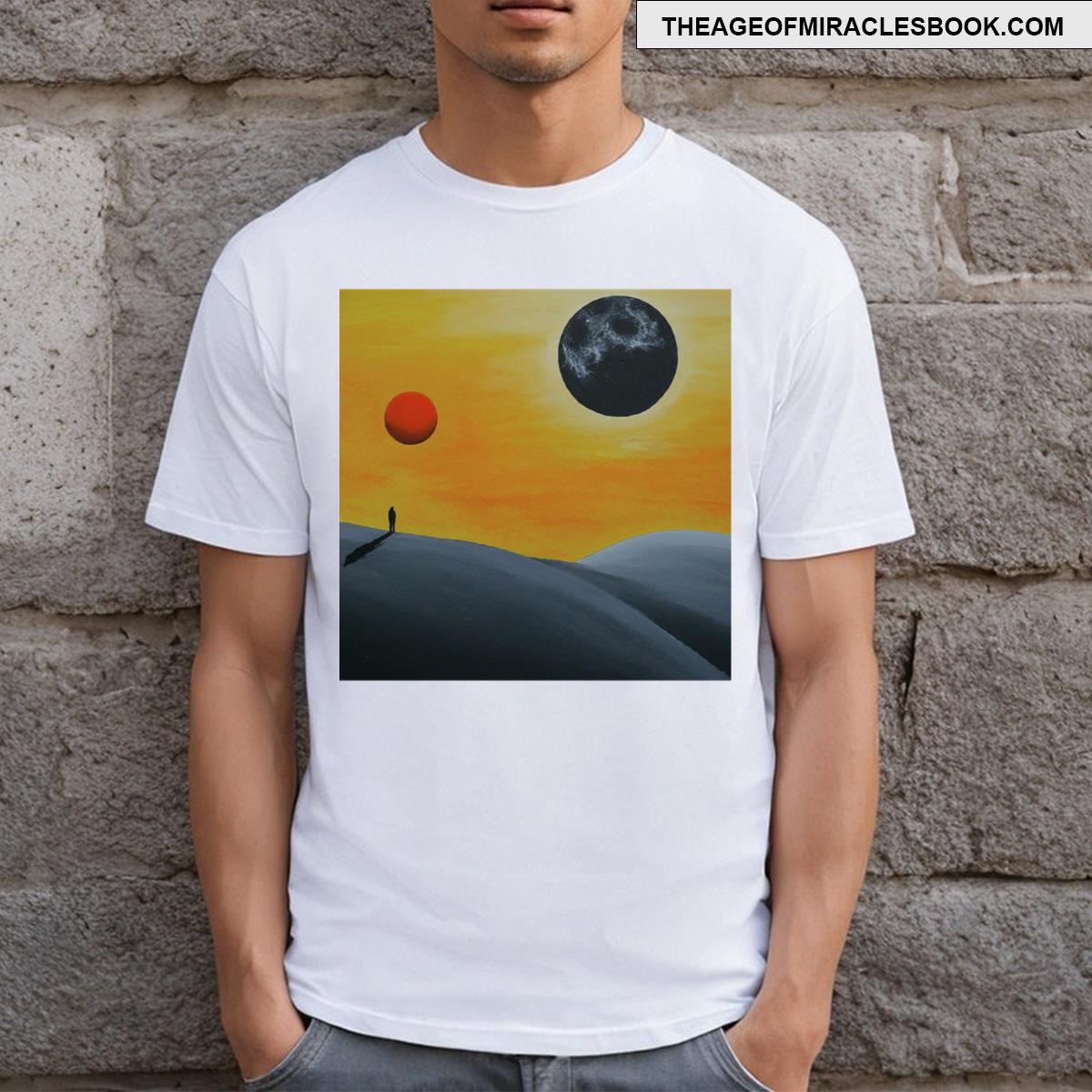 Cosmic Harmony Sun Planet T-shirt