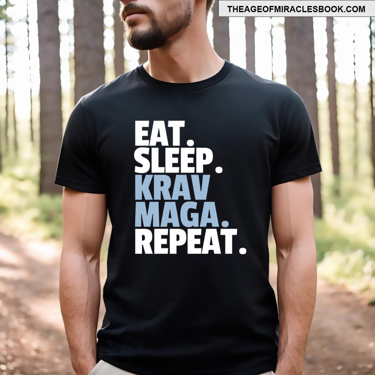Eat Sleep Krav Maga Repeat T-shirt