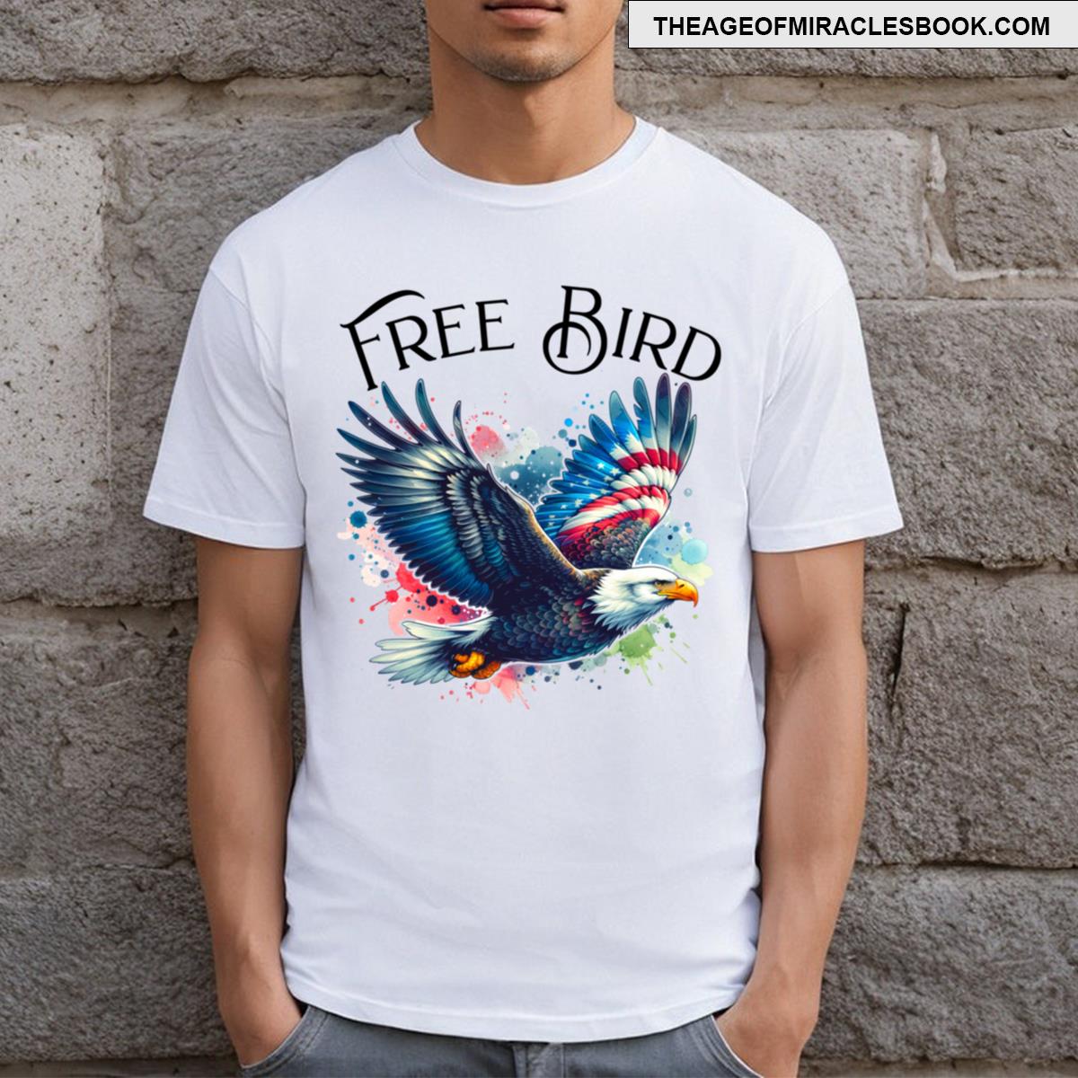 Free Bird Watercolor T-shirt