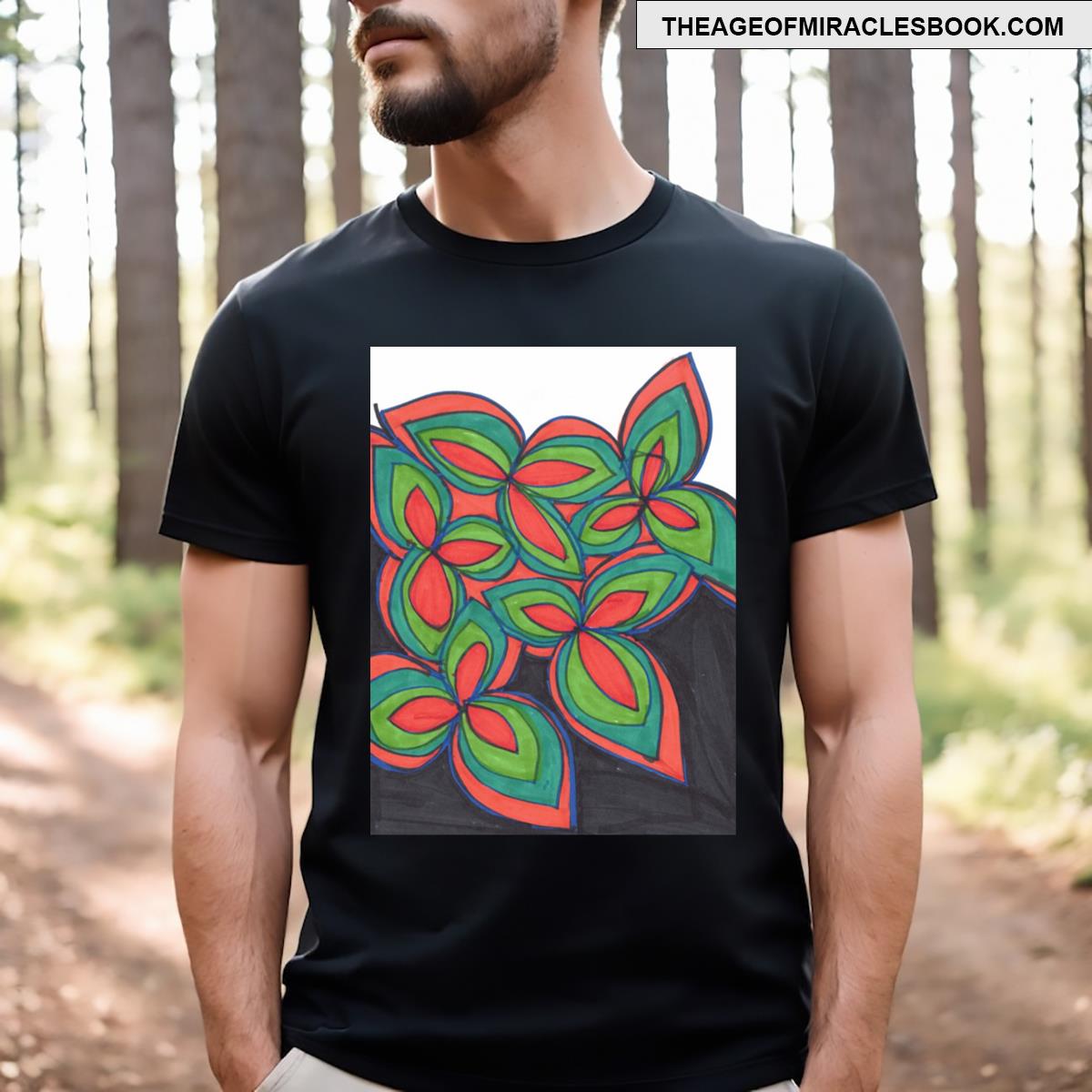Leaf Formal Graphic T-shirt
