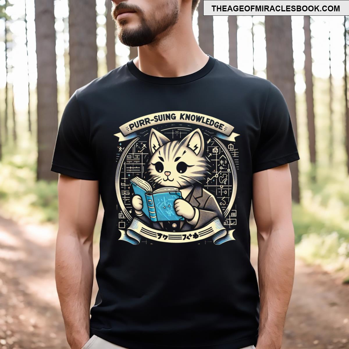 Purr Suing Knowledge T-shirt