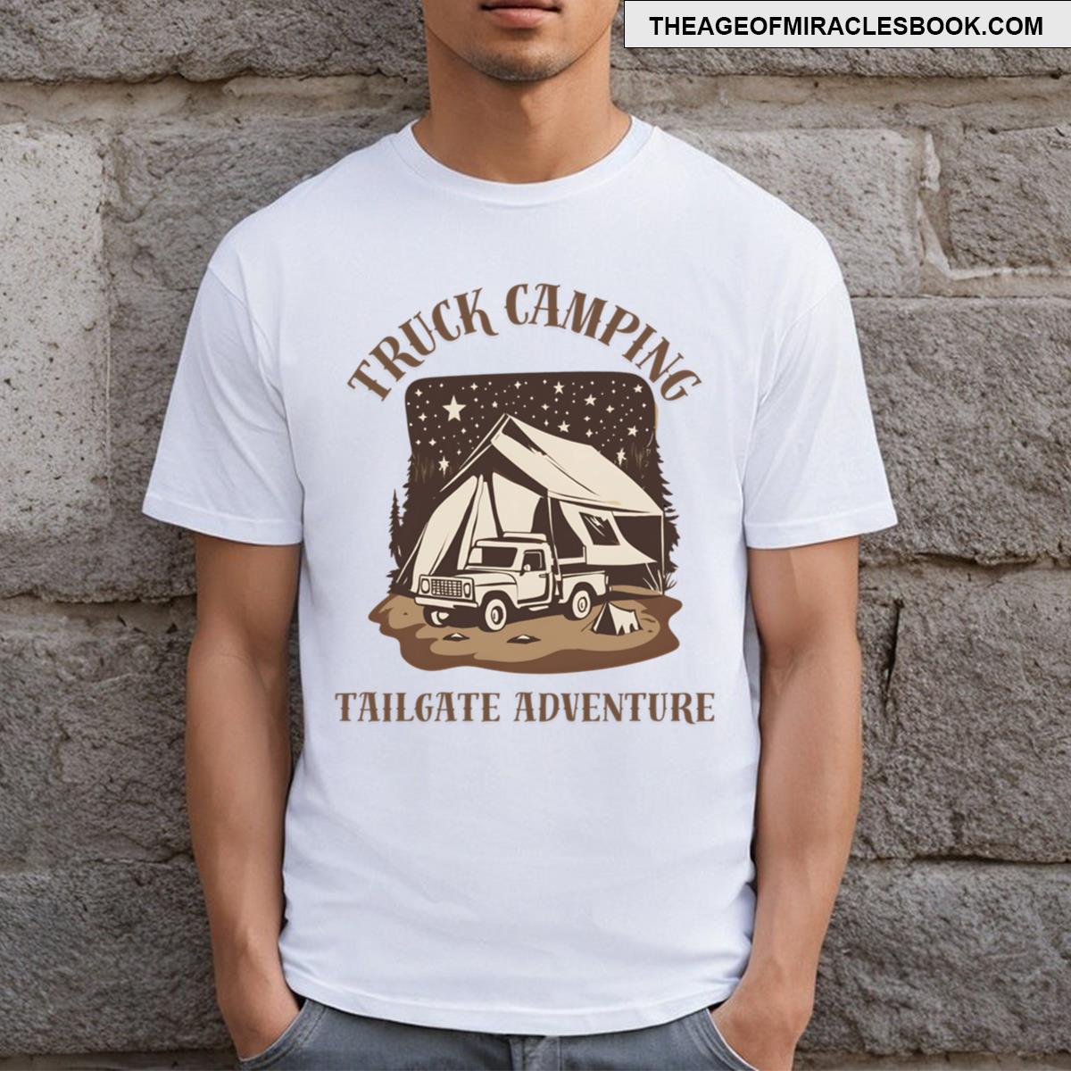 Truck Camping Tailgate Adventure T-shirt