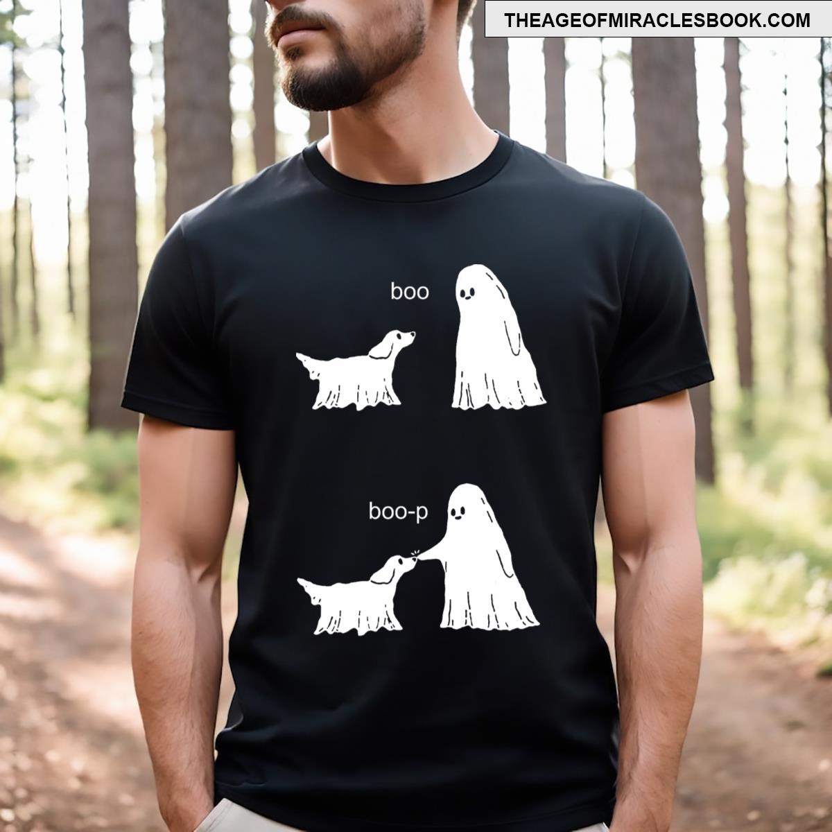 Boo Boop Ghost And Dog T-shirt