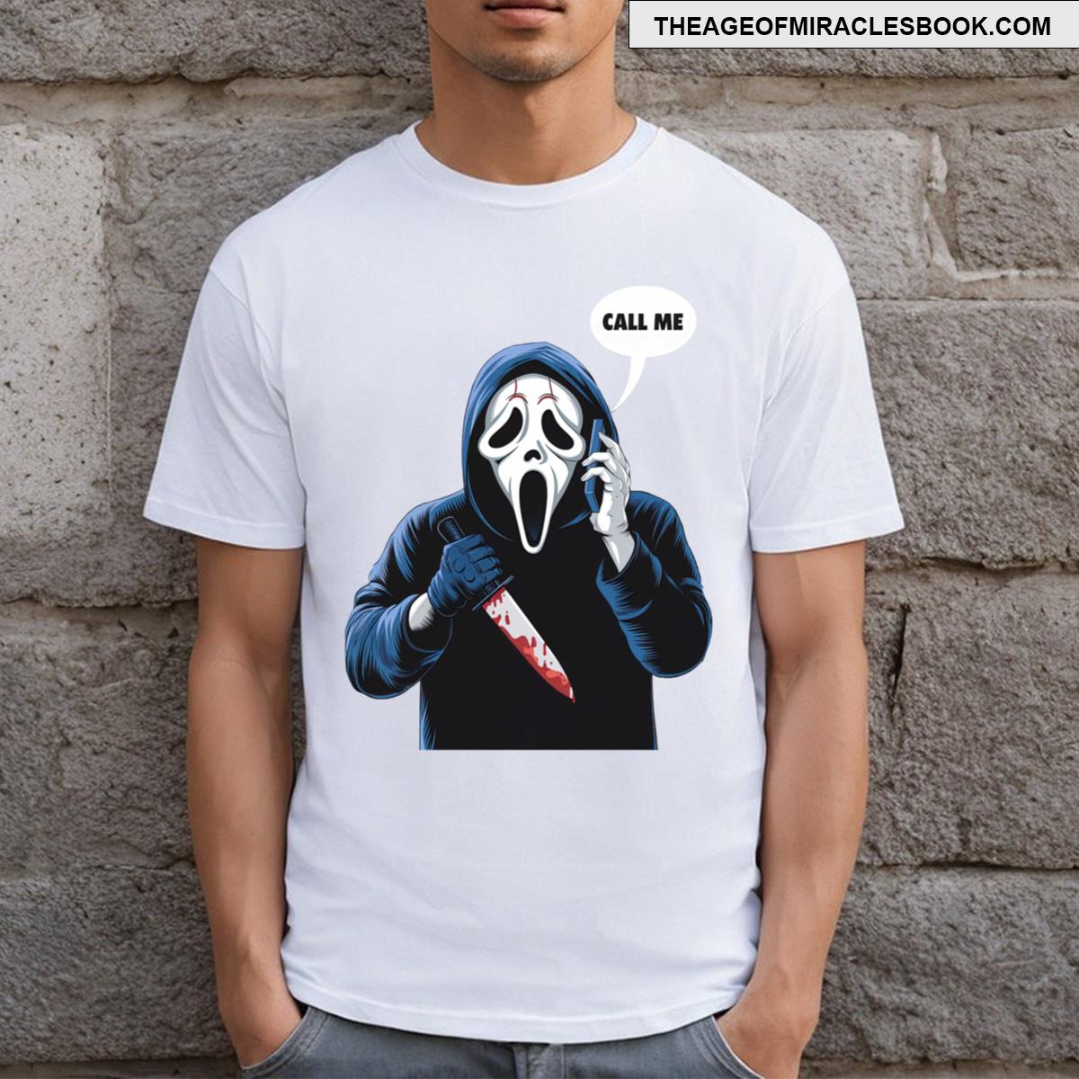 Ghostface Call Me T-shirt