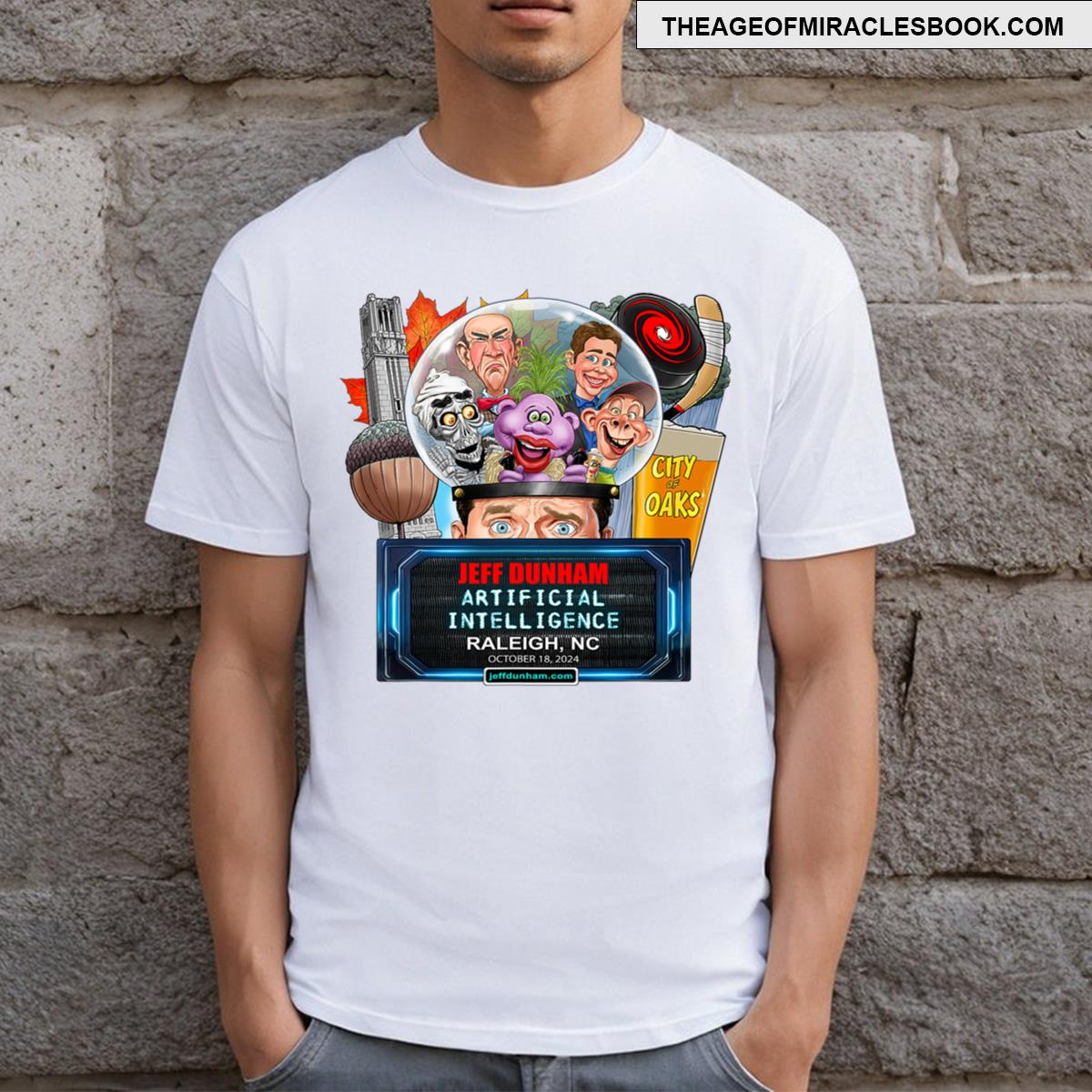 Jeff Dunham Raleigh Nc 2024 T-shirt