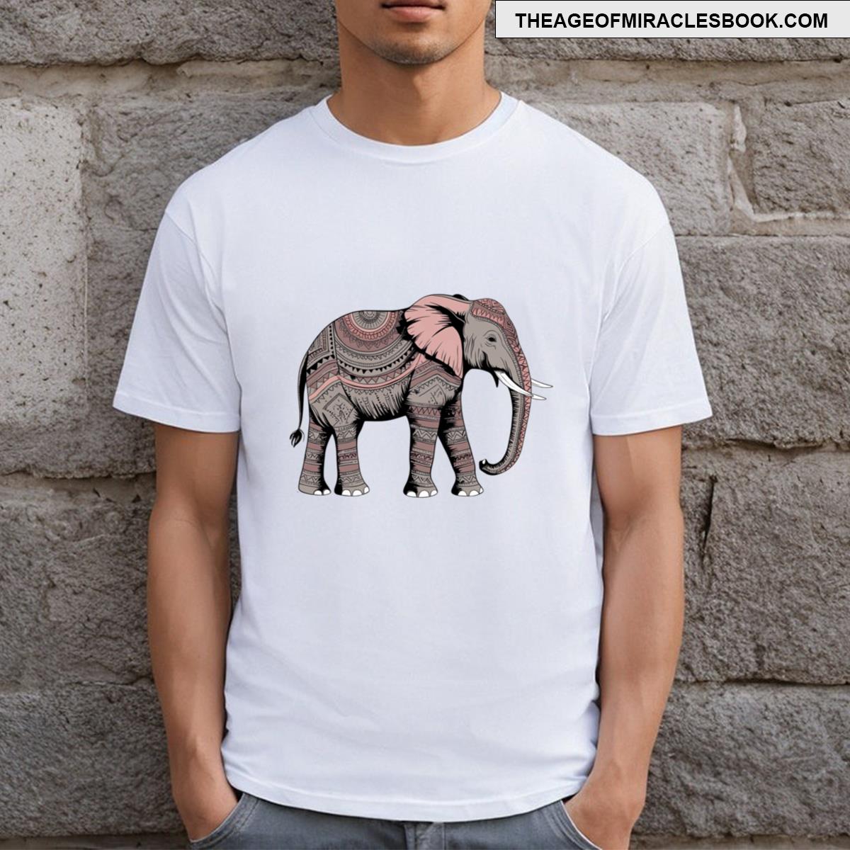Majestic Mandala Elephant T-shirt