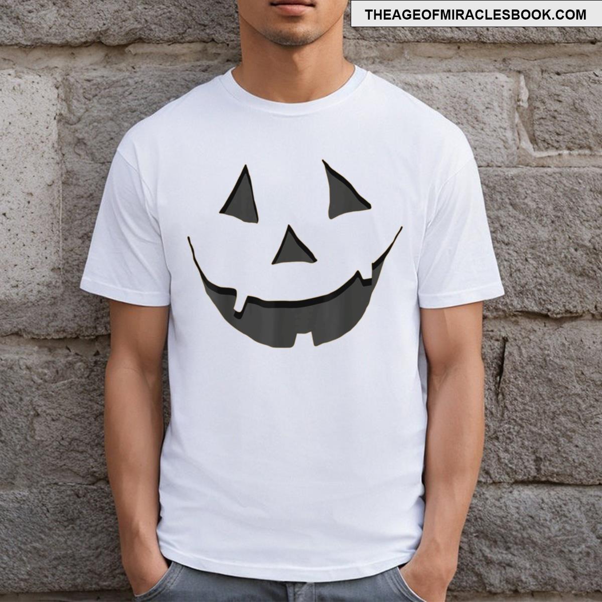 Orange Jack O’ Lantern Halloween Pumpkin T-shirt