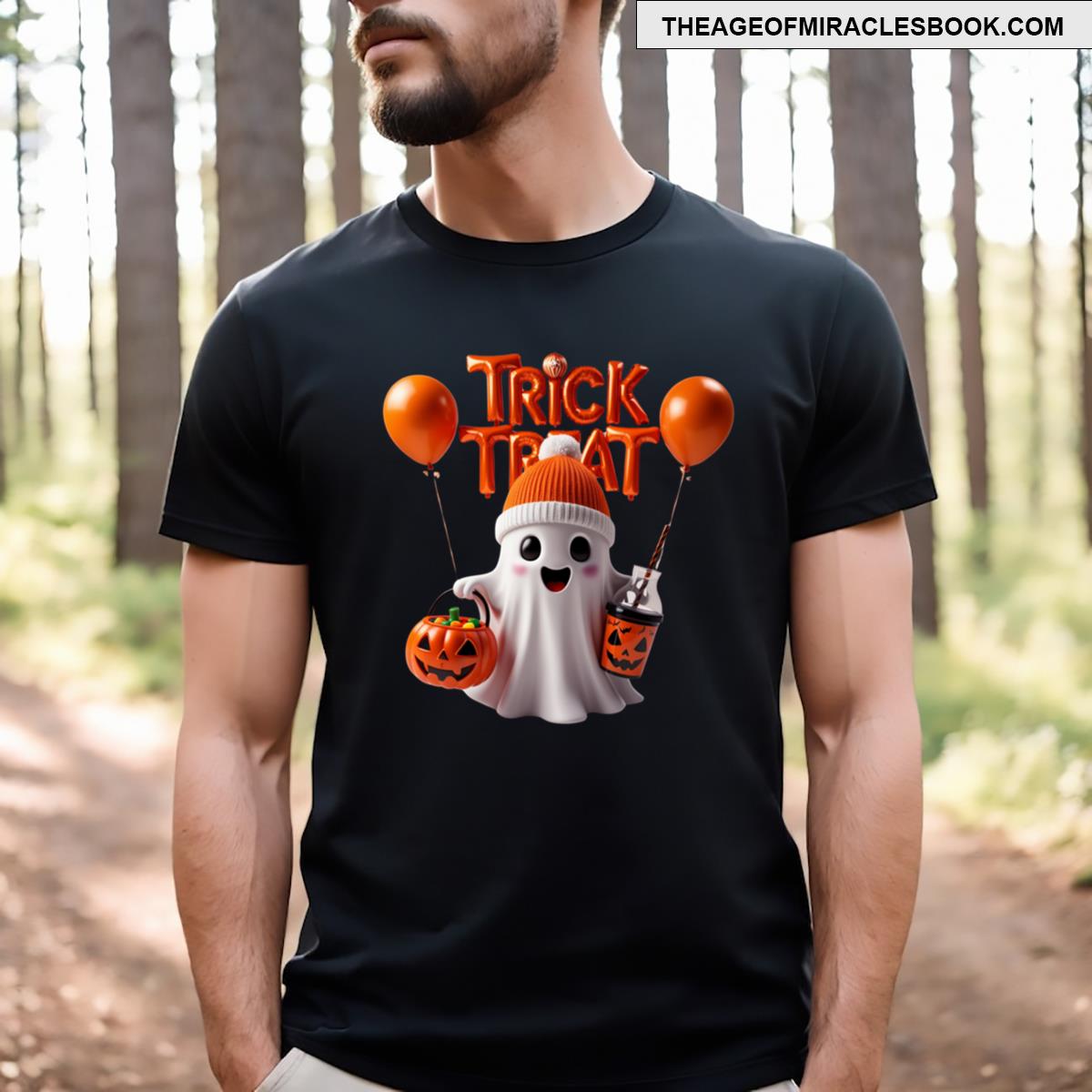 The Ghost Halloween At Night T-shirt