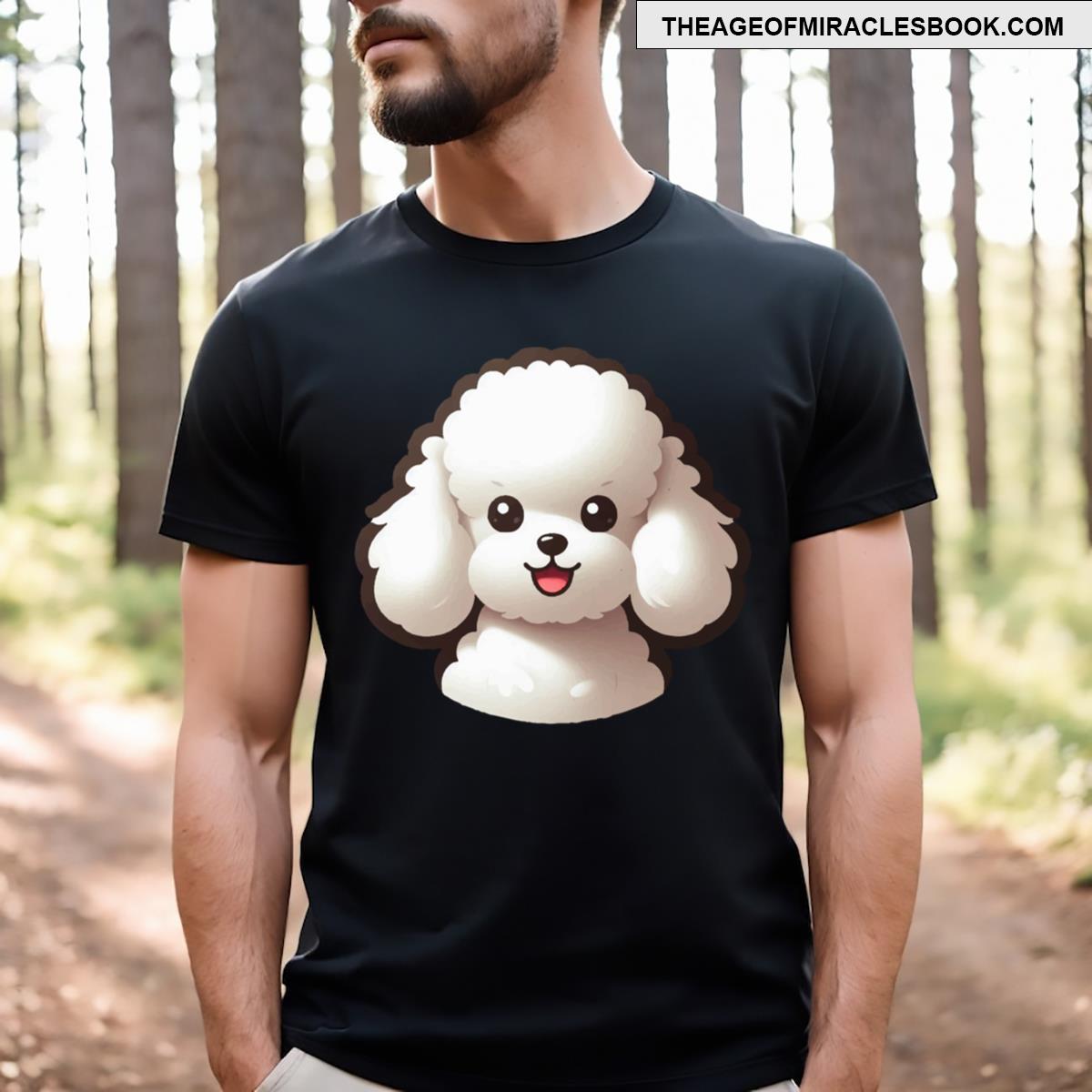 White Toy Poodle Cute T-shirt