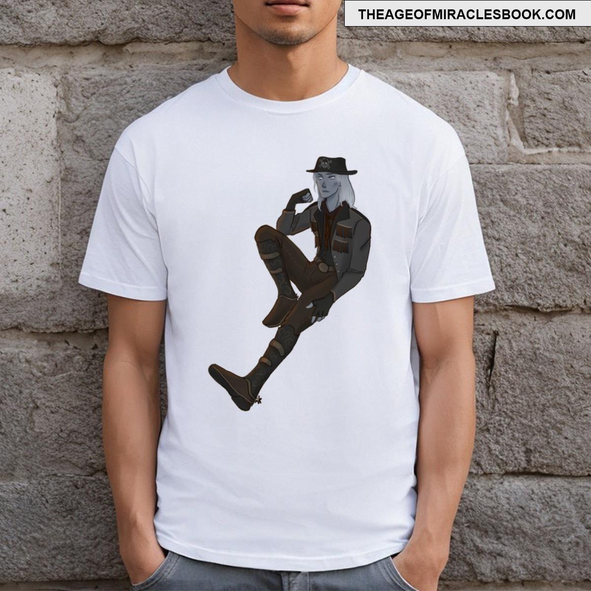 Night Rider Wit T-shirt