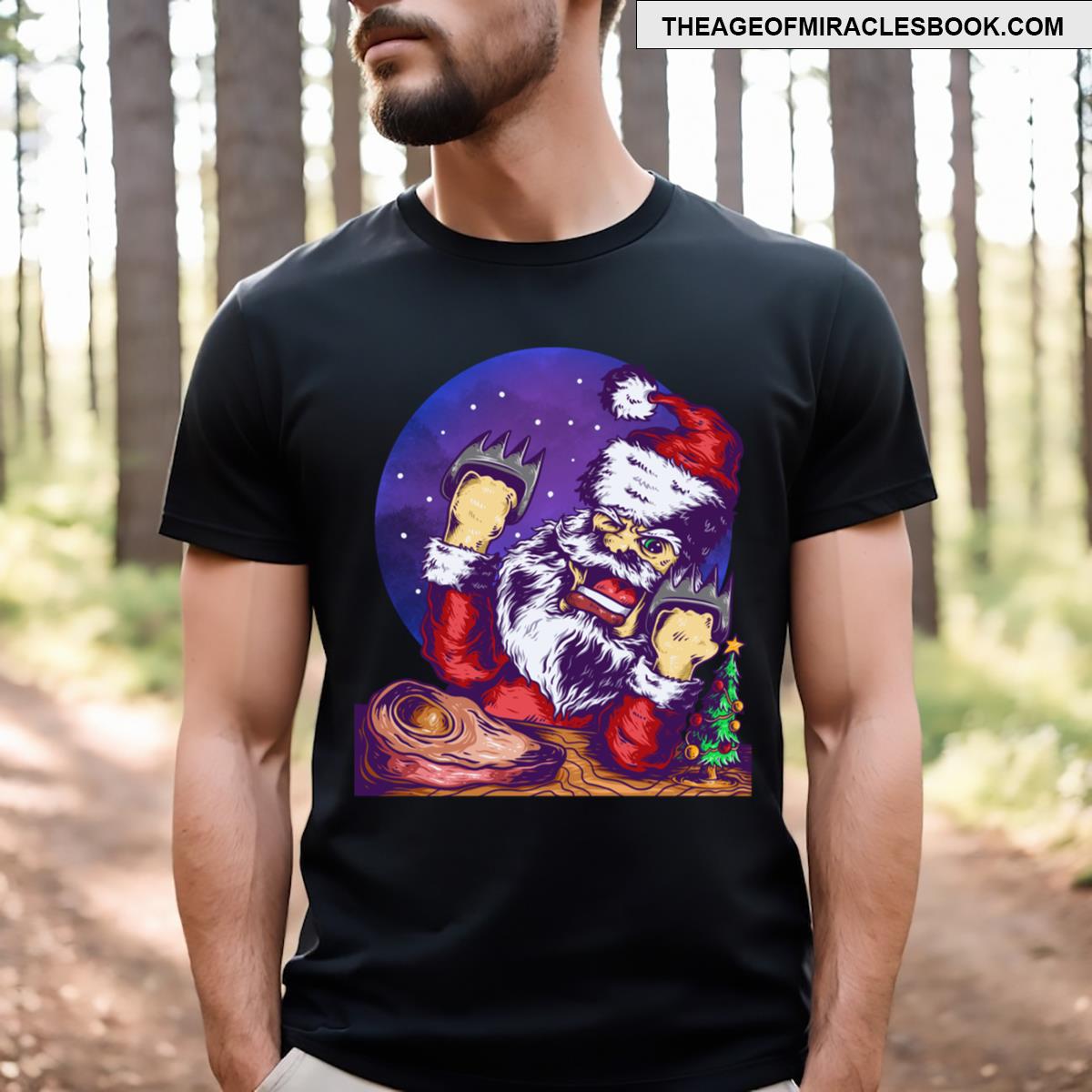 Santa Eat Meat T-shirt