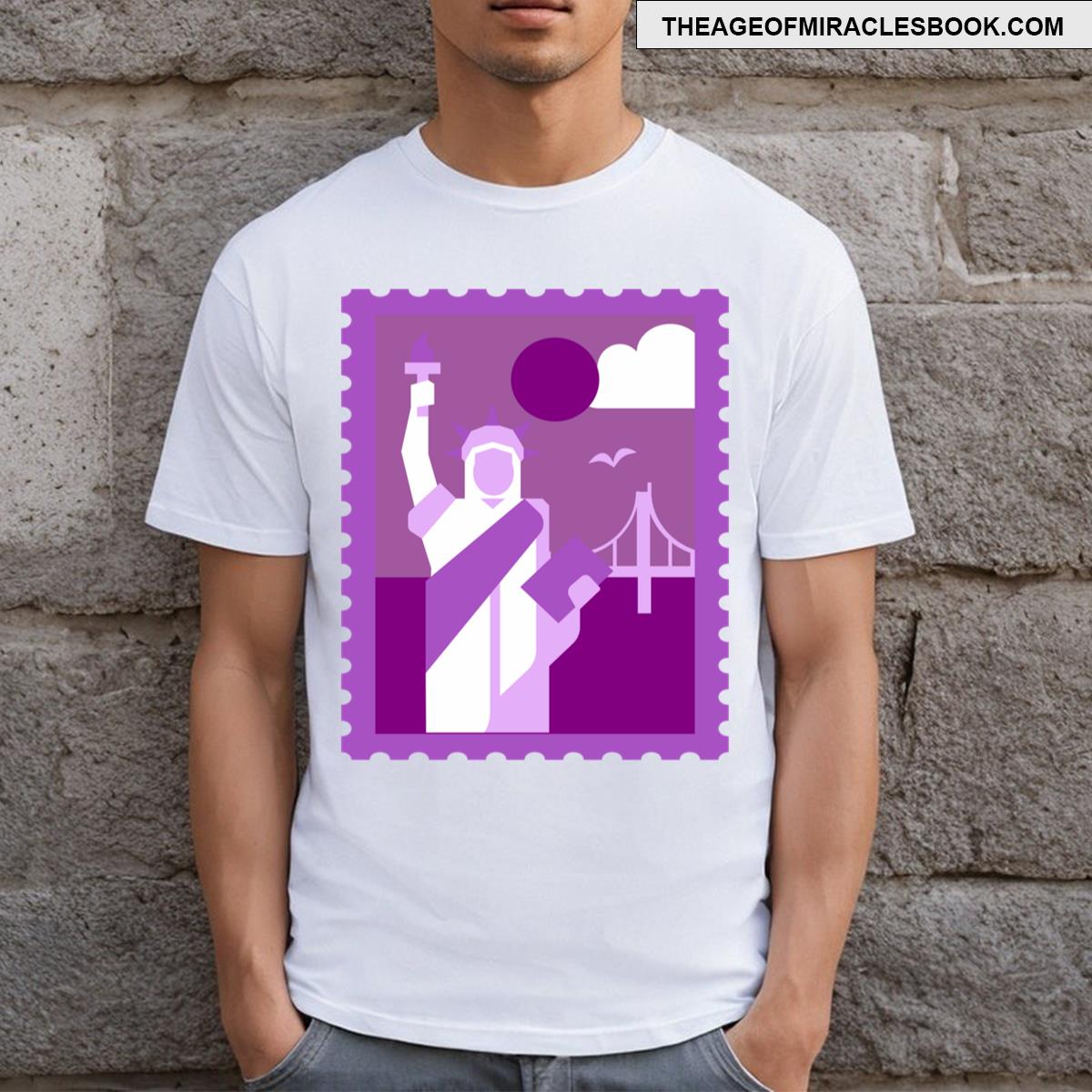 Travel Postage Stamp T-shirt