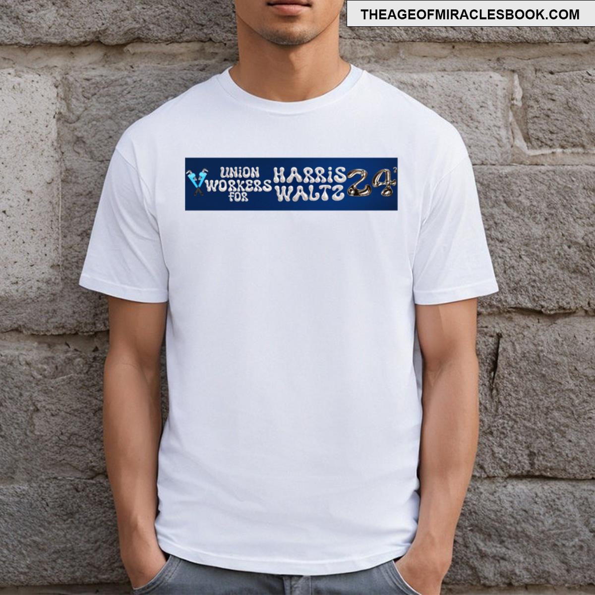 Union Workers For Harris Waltz 24′ T-shirt