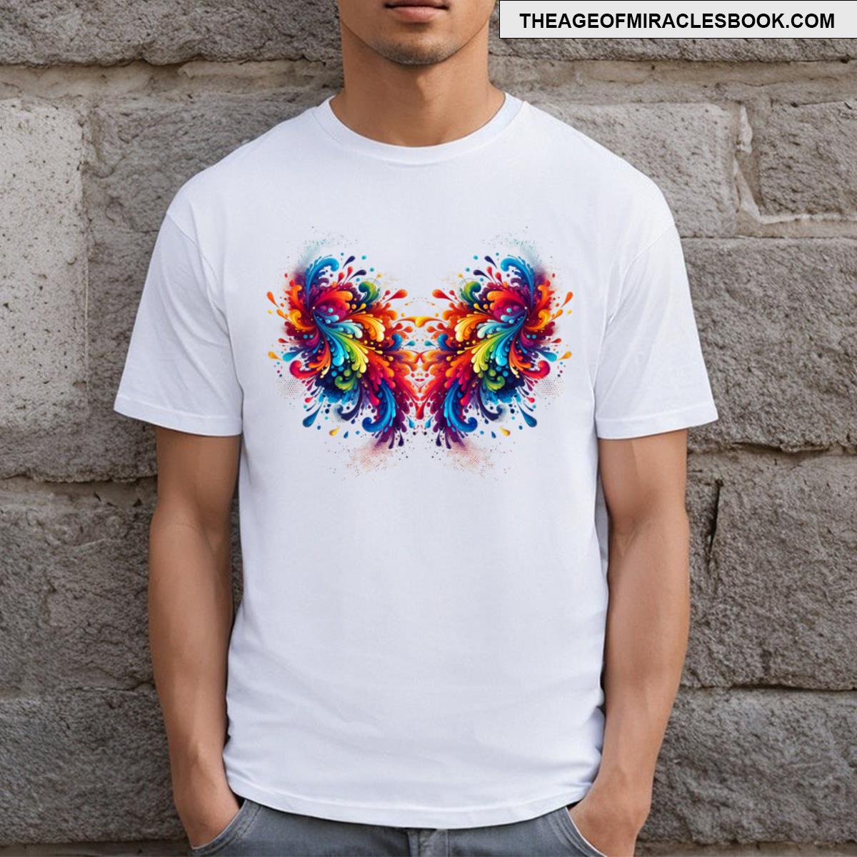 Vibrant Splash Designleggings2 T-shirt