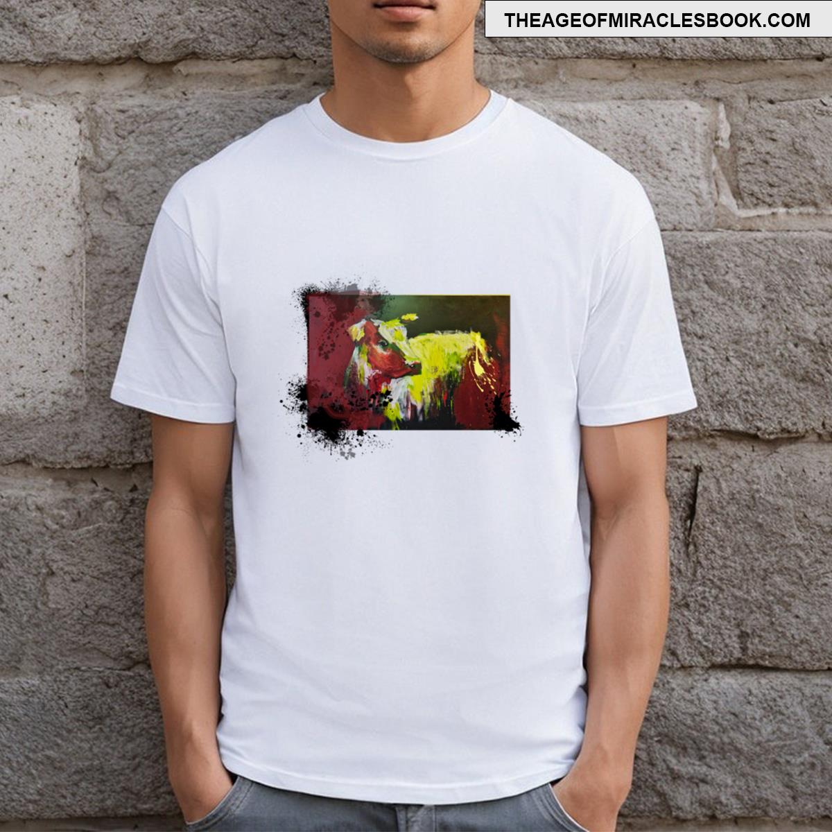 Abstract Cow T-shirt