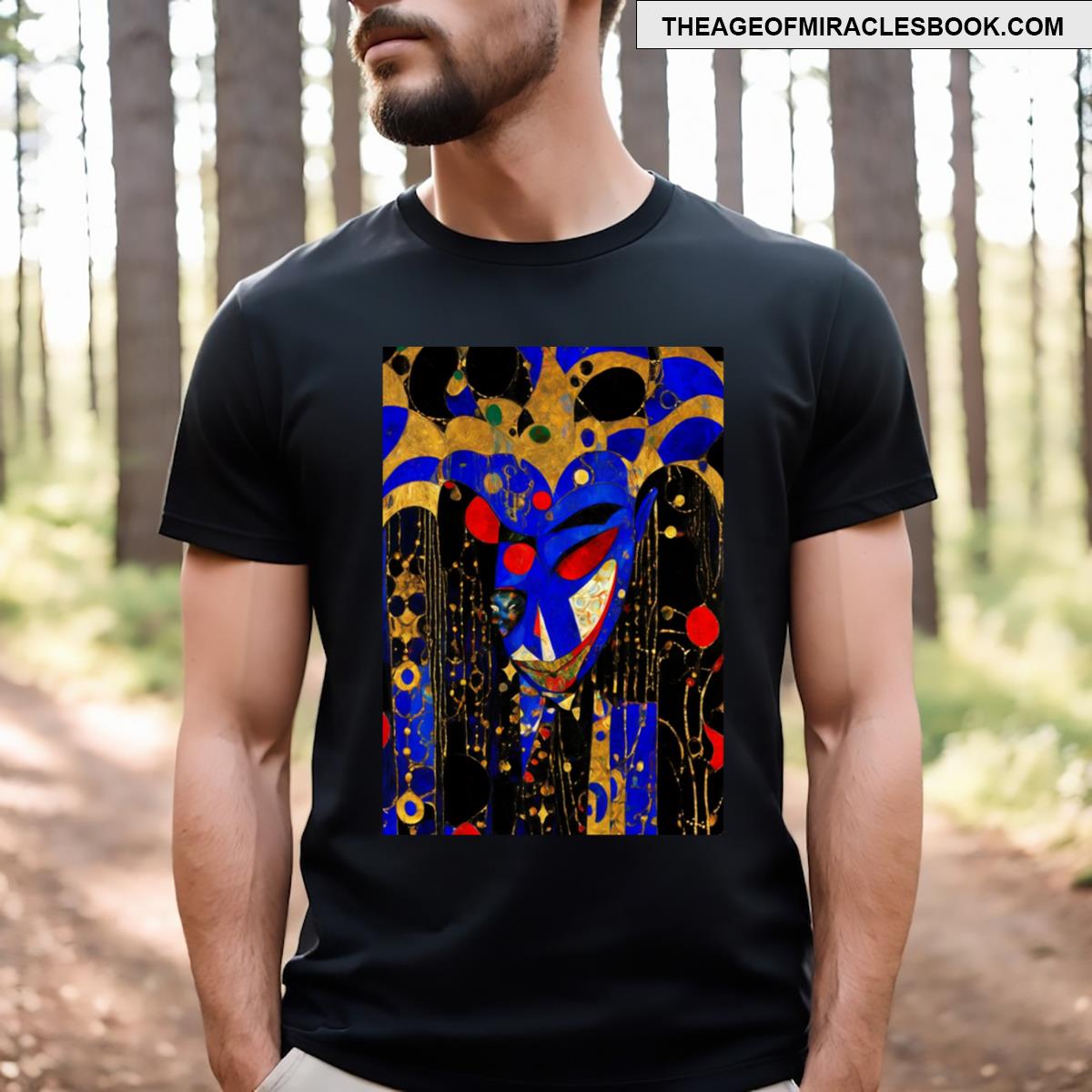 Abstract Mask Art T-shirt
