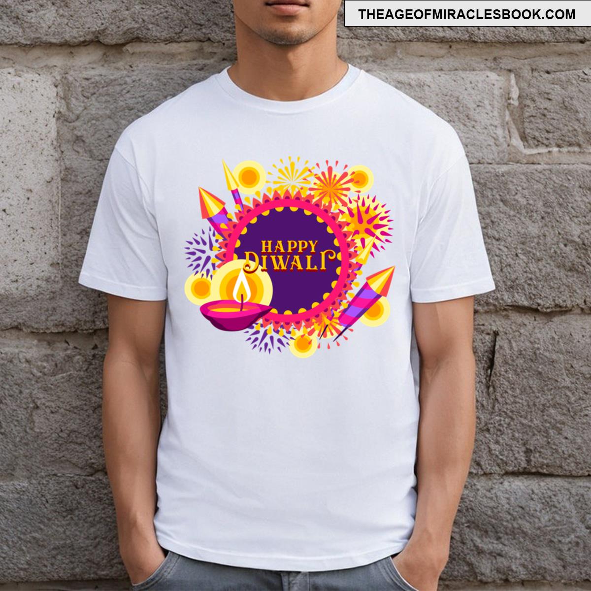 Diwali Diya 9 T-shirt