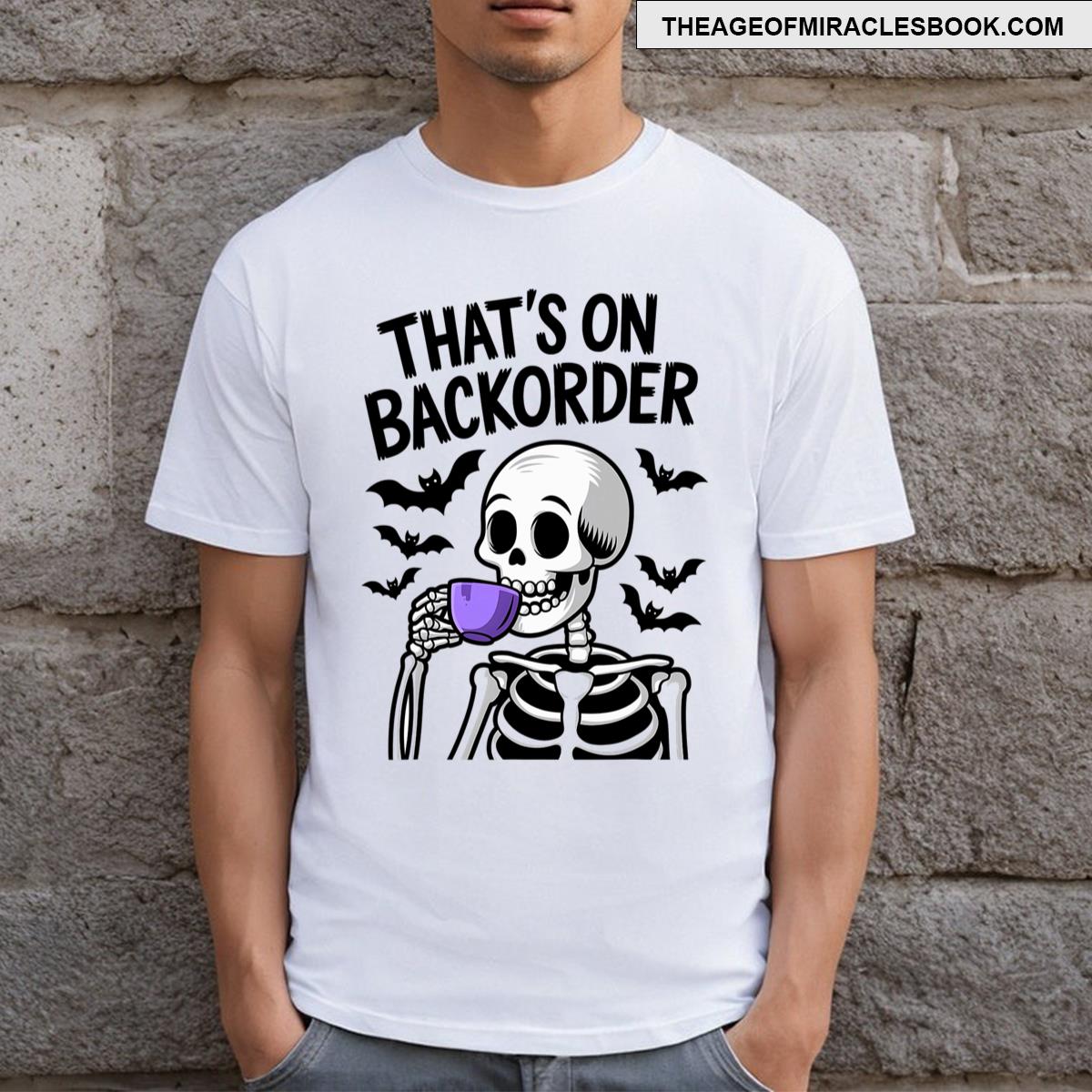 Funny Halloween Pharmacy Tech Skeleton That’s Backorder T-shirt