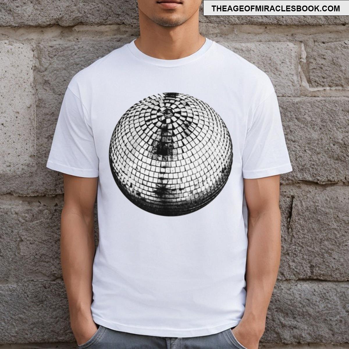 Mirrorball Discoball Sticker T-shirt