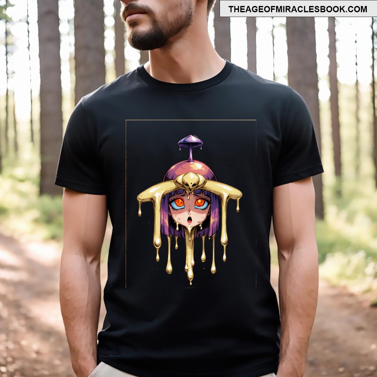 Retro Comic Psychedelic Spirit Art T-shirt