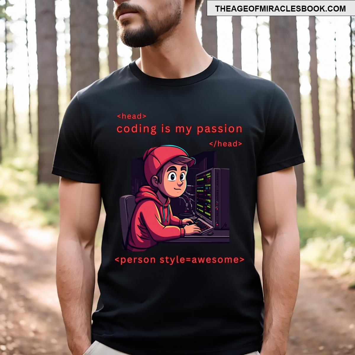 Coding Is My Passion Funny Gifts To Programmers T-shirt