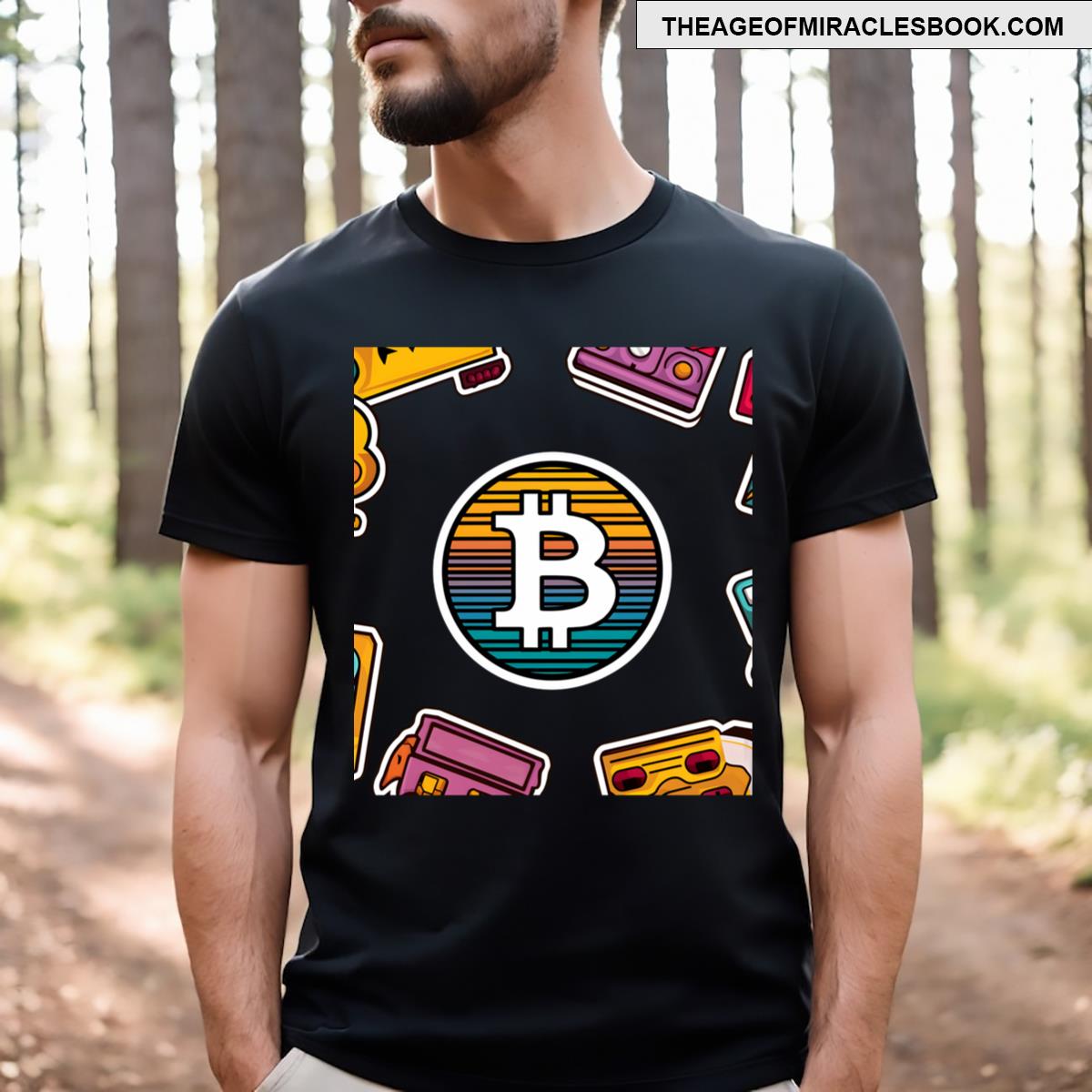 Bitcoin Guardian Protecting Digital Assets T-shirt