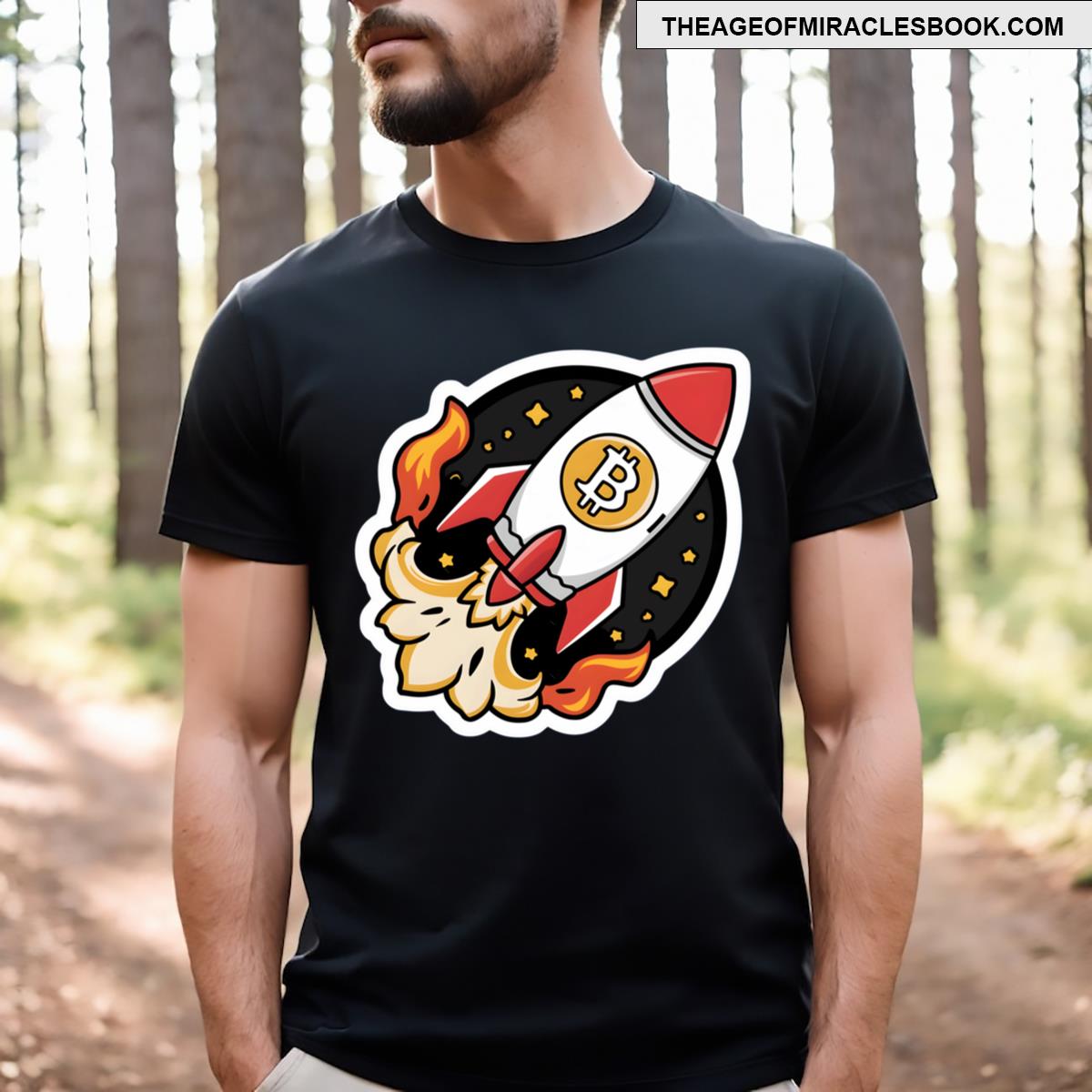 Bitcoin Traveler Exploring Crypto Possibilities T-shirt