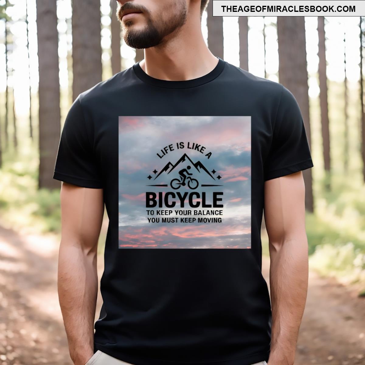 Life Like A Bicycle T-shirt