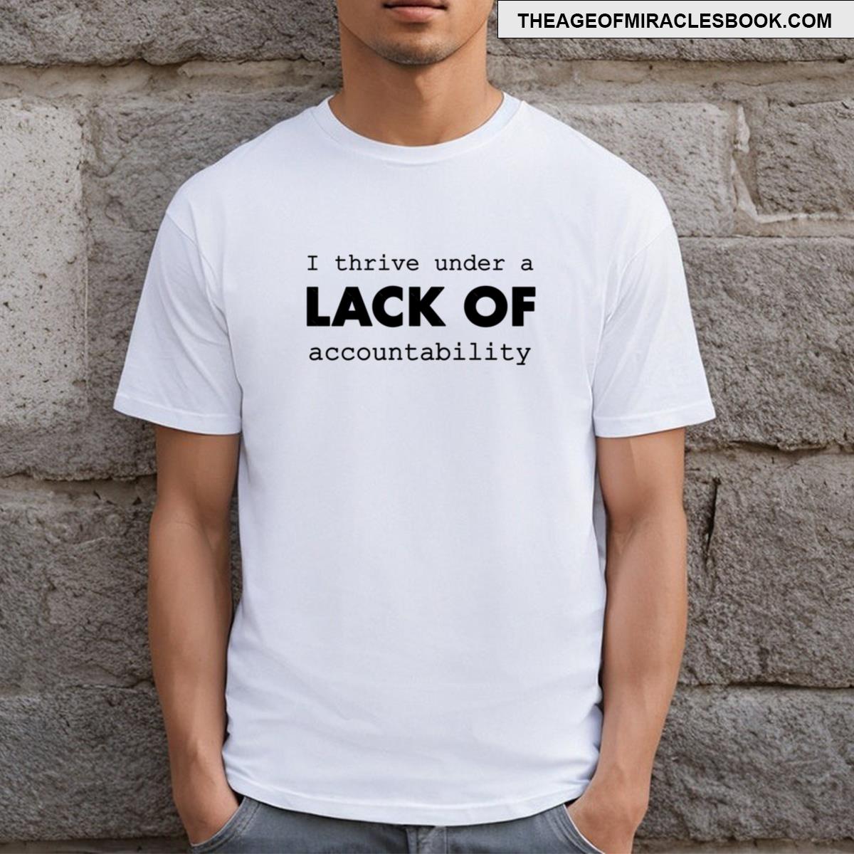 Michael Scott Accountability Quote The Office T-shirt