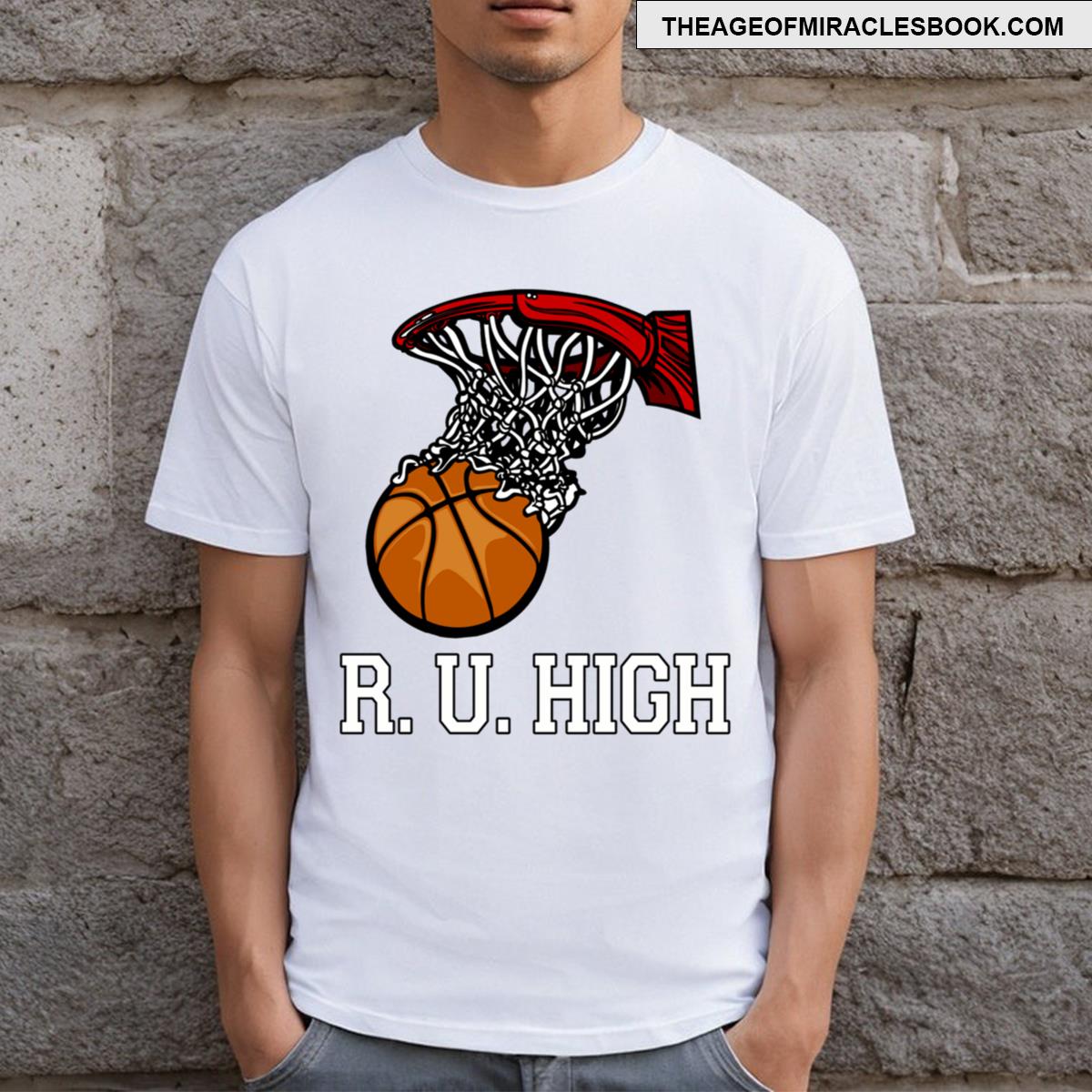 Ru High Basketball Team T-shirt