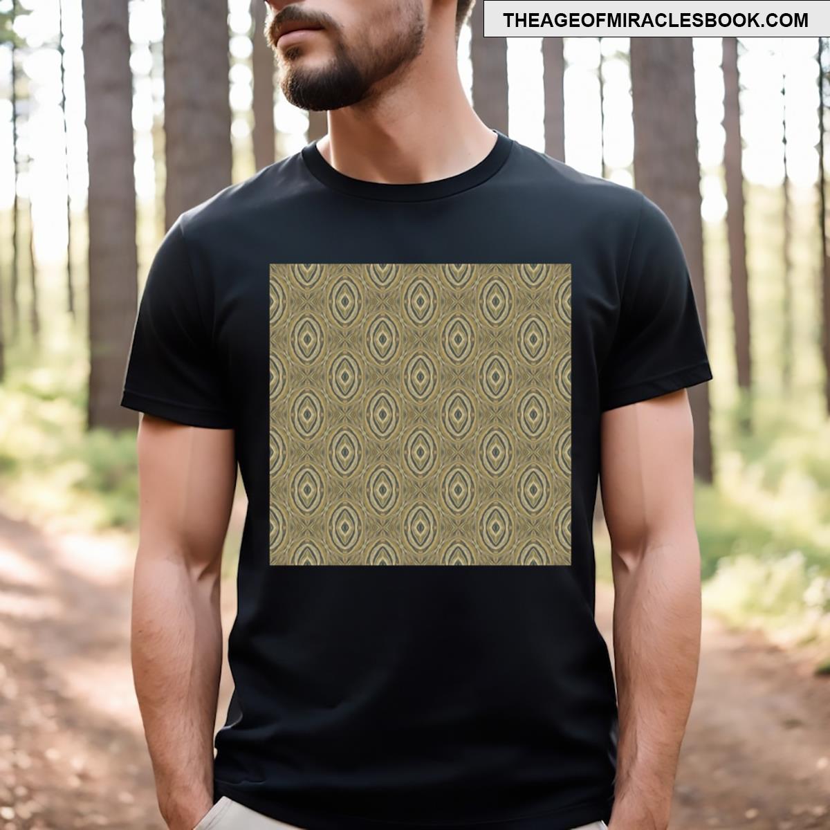 Vintage Abstract Antique Natural Pattern Background T-shirt