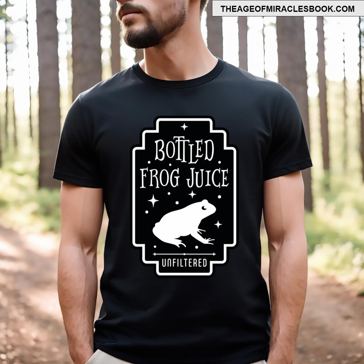 Bottled Frog Juice Halloween Label T-shirt