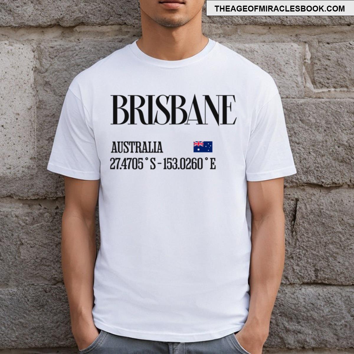 Brisbane Typography T-shirt