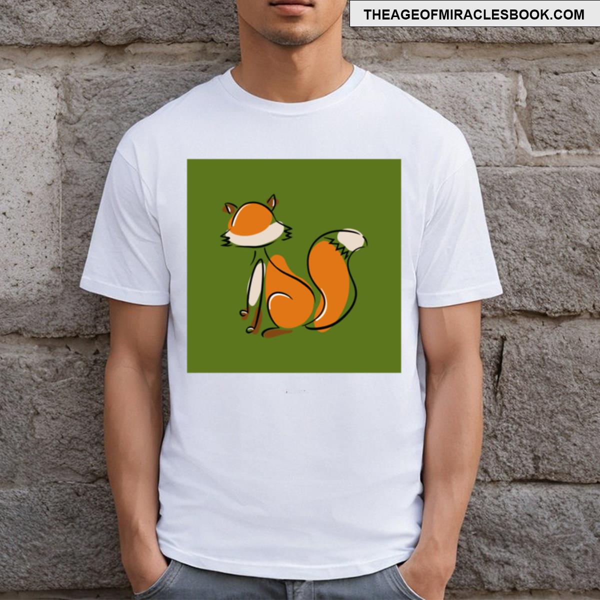 Minimalist Fox Sly And Stylish T-shirt