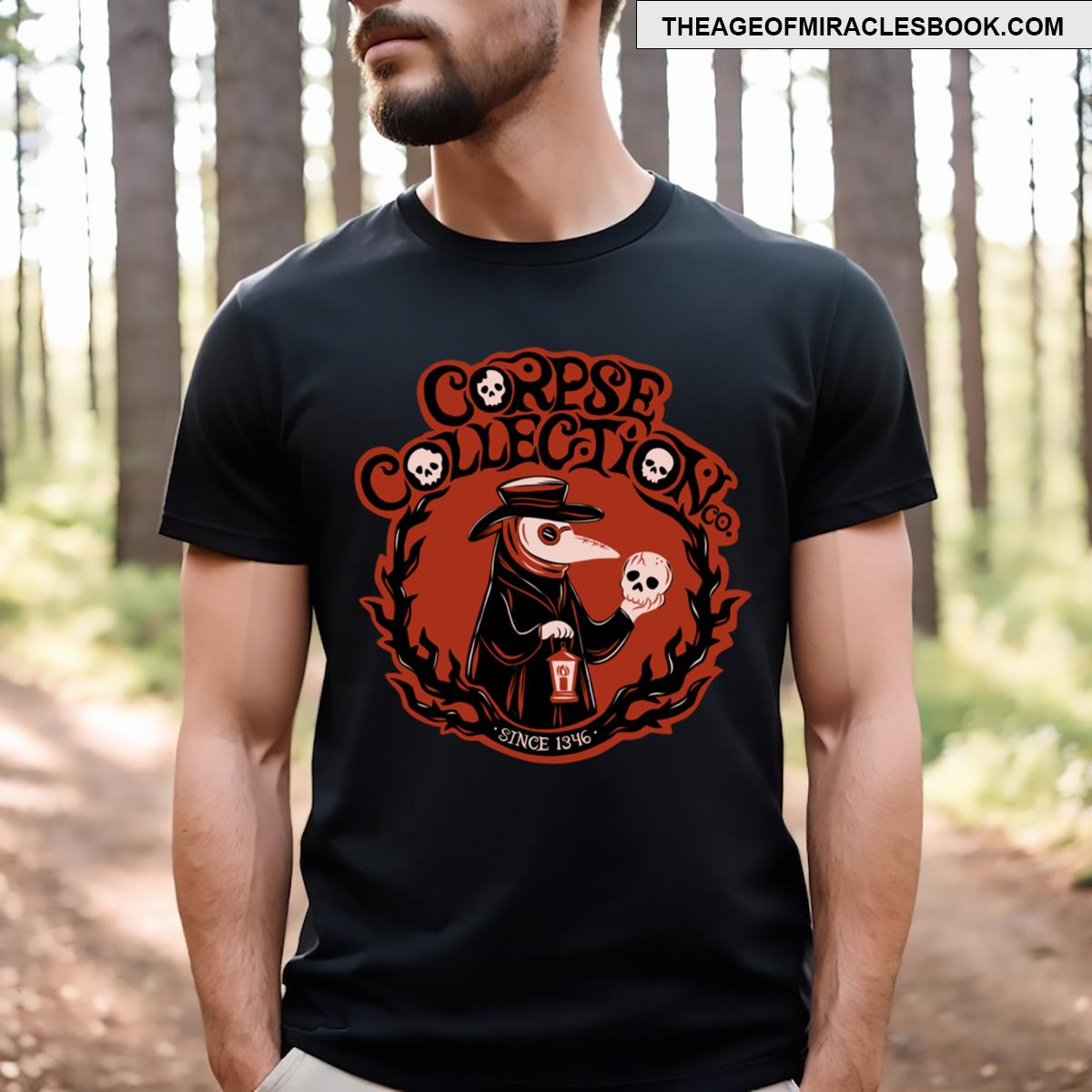 Plague Corpse Collection Spooky Halloween Design T-shirt
