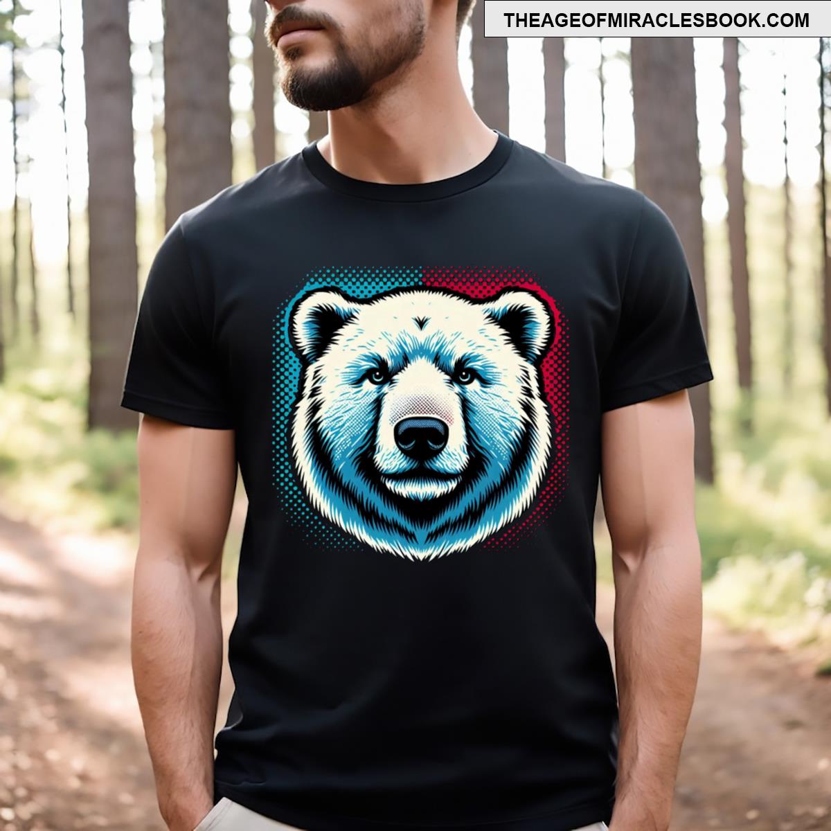 Pop Art Polar Bear T-shirt
