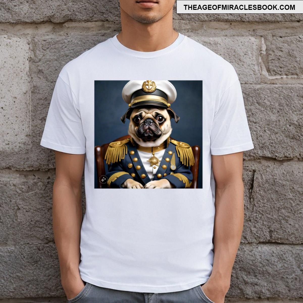 Pug Admiral T-shirt