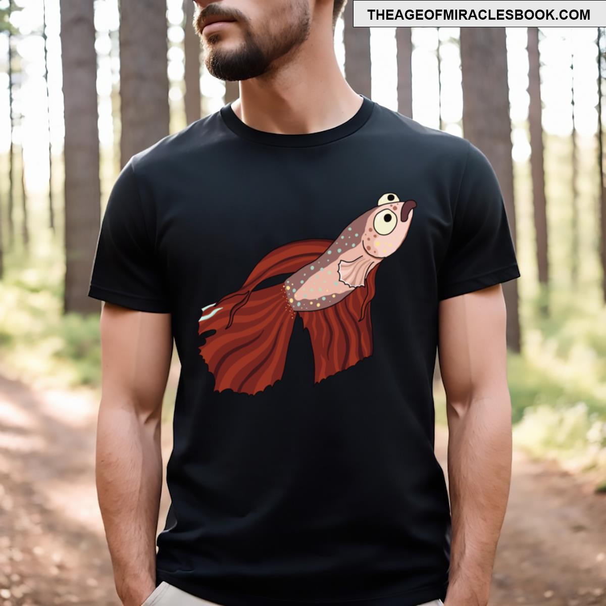 Red Betta Fish T-shirt